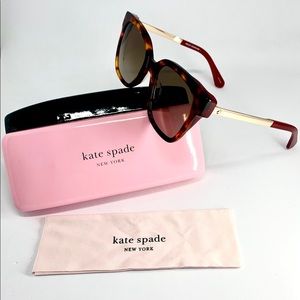 KATE SPADE TORTOISE/GOLD SUNGLASSES BRAND NEW